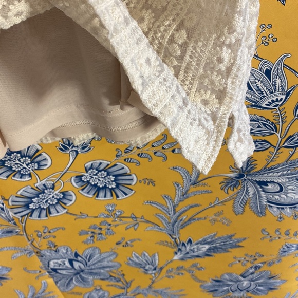 MYSTREE sleeveless lace dress size L - Picture 4 of 6